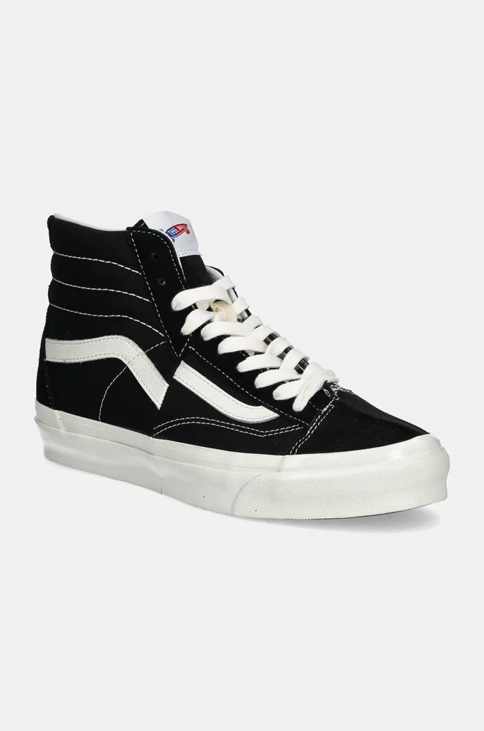 Vans scarpe da ginnastica Clash The Wall pelle scamosciata nero VN000CNKBA21