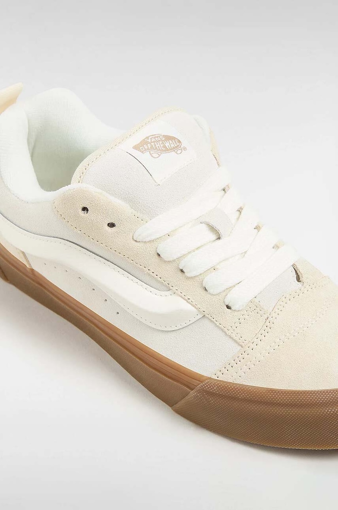 Boty Vans Semišové tenisky Vans Knu Skool VN0009QCDBS1 béžová