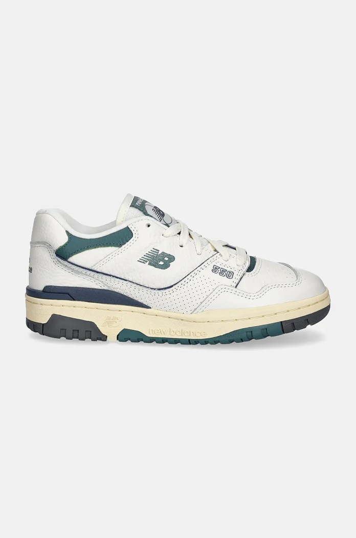 Kožené tenisky New Balance 550 BB550PTB biela AW24