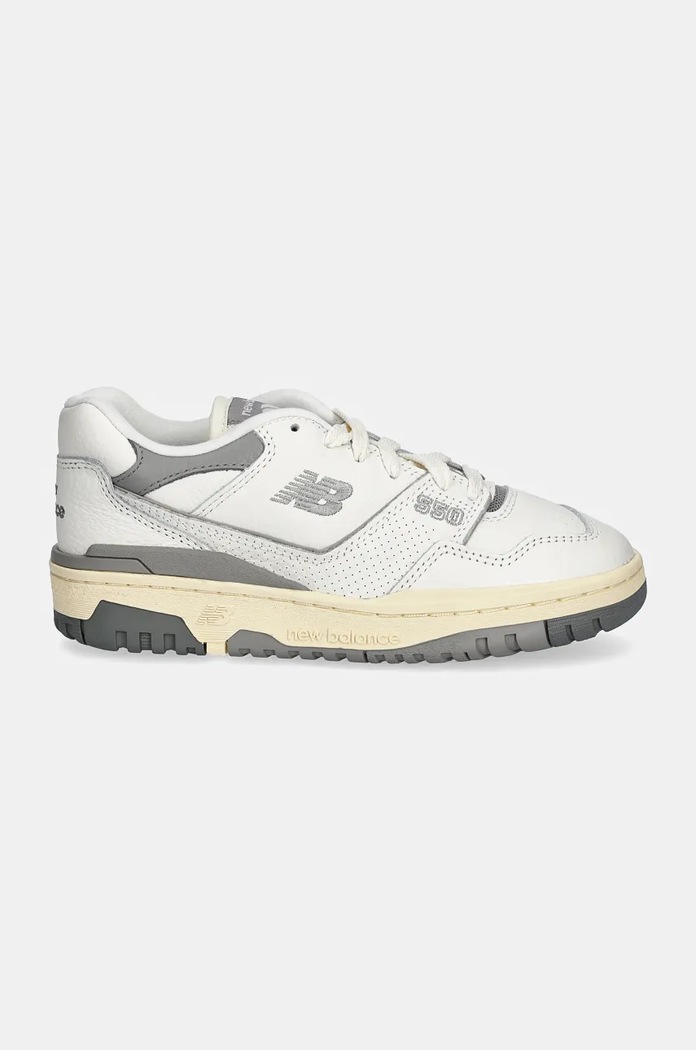 New Balance sneakersy skórzane 550 BB550PTC biały AW24