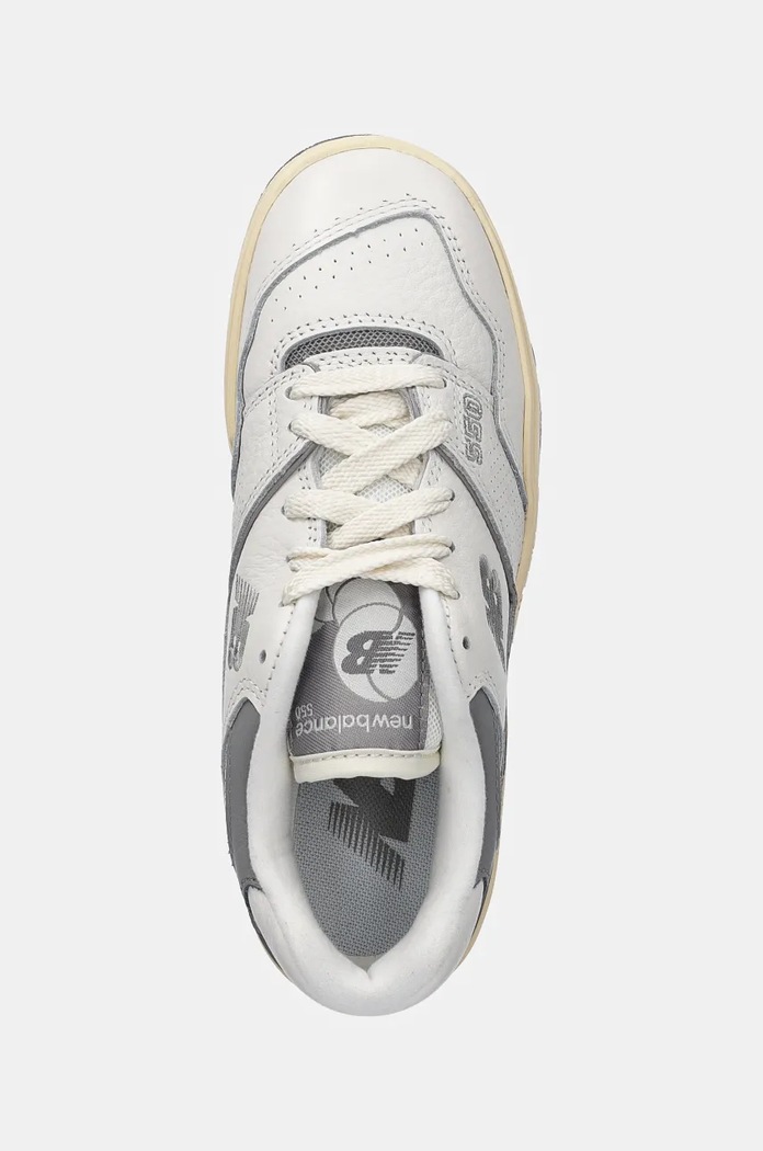 New Balance sneakersy skórzane 550 biały BB550PTC