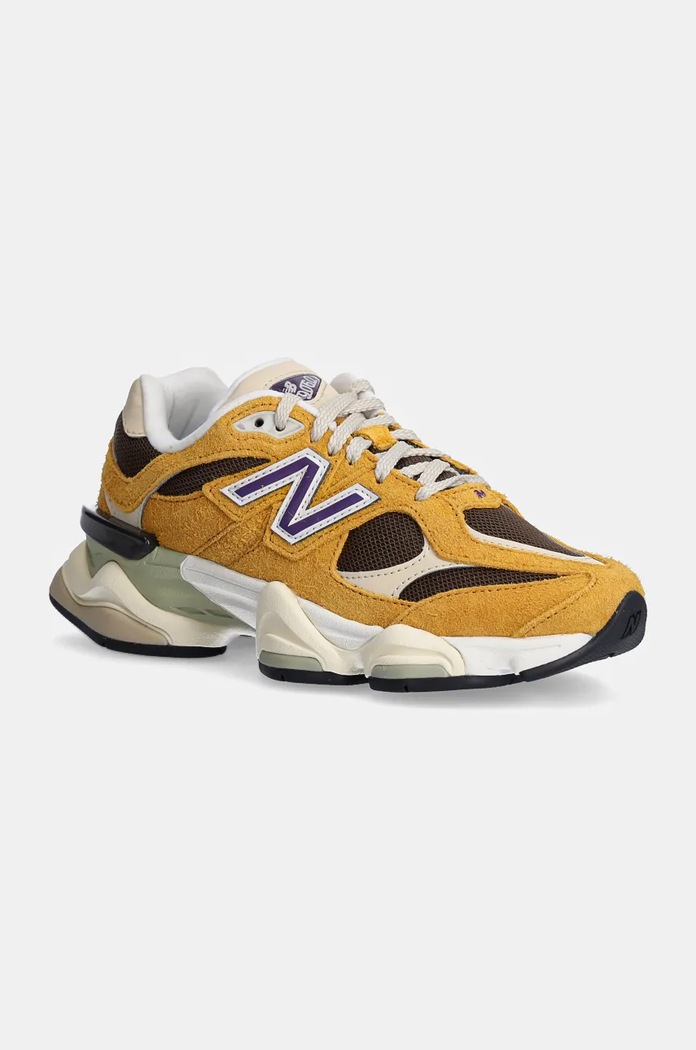 Sneakers New Balance 9060 δέρμα σαμουά κίτρινο U9060SRB