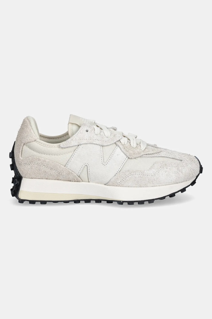 Semišové sneakers boty New Balance 327 U327WTH béžová AW24
