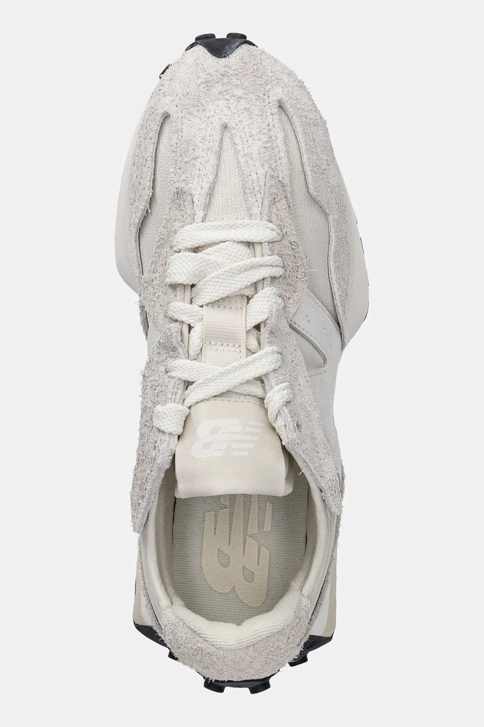 Semišové sneakers boty New Balance 327 béžová U327WTH