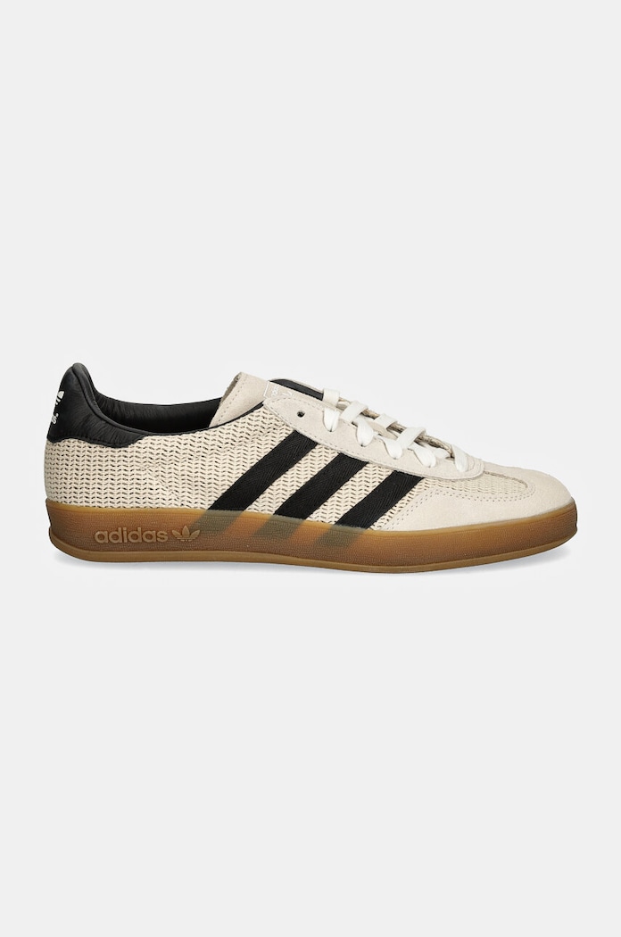 adidas Gazelle Indoor Aluminum Core Black IH4769 beige AW24
