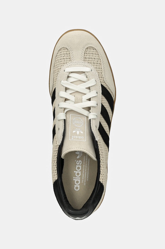 adidas Gazelle Indoor Aluminum Core Black beige IH4769