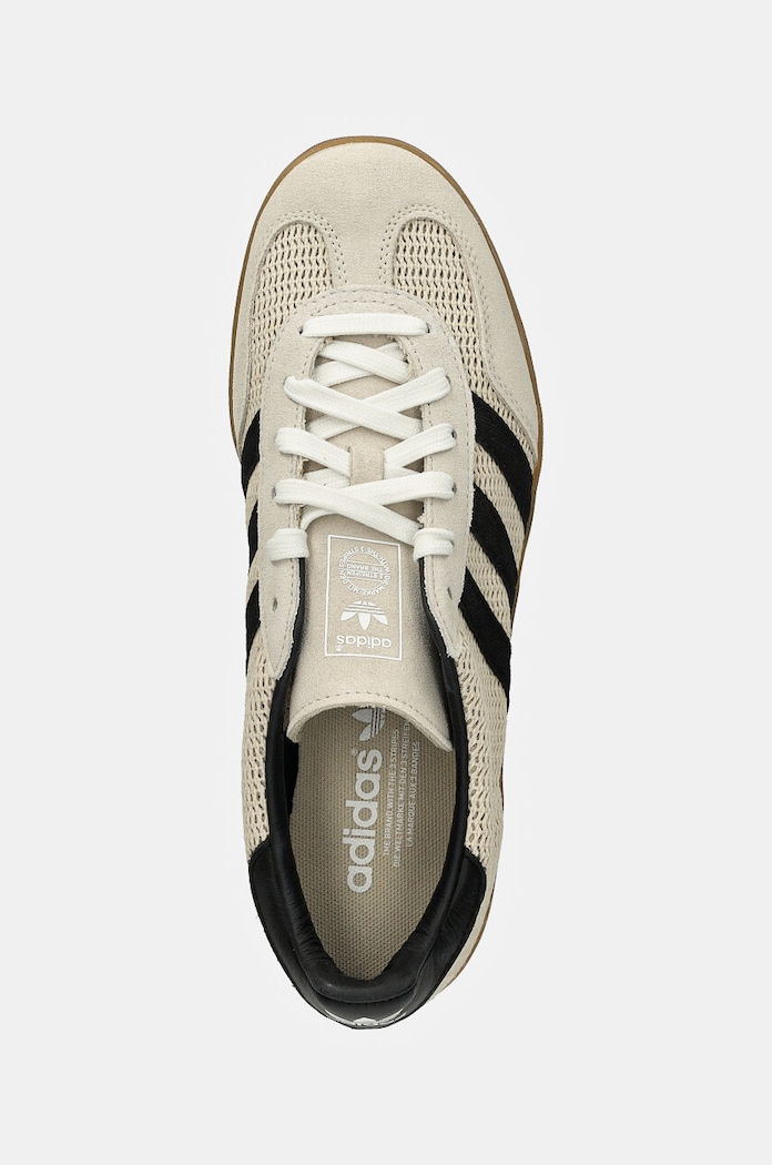 adidas Gazelle Indoor Aluminum Core Black beige IH4769