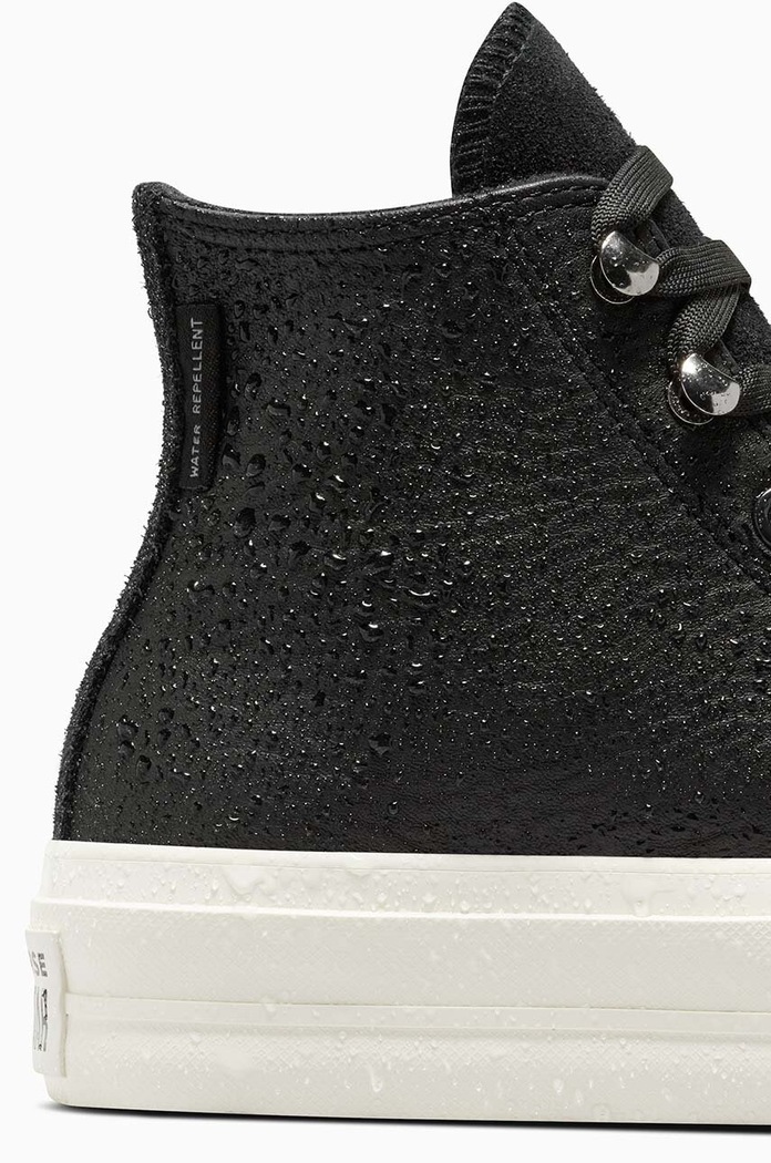 Converse bőr sneaker Chuck Taylor All Star Lift fekete A08312C