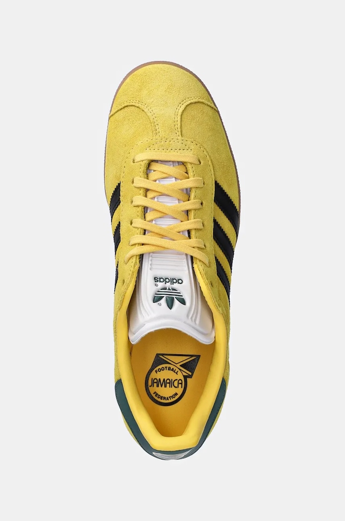 Semišové tenisky adidas Originals Gazelle žltá IH2632