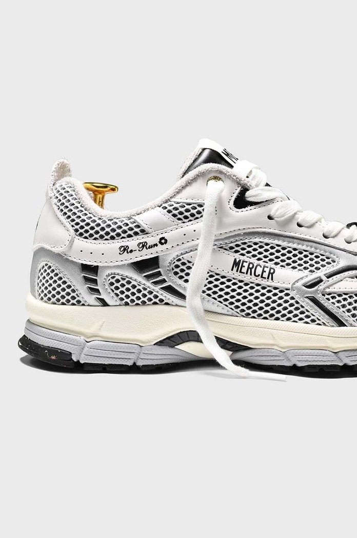 Sneakers The Mercer Brand The Re-Run White Silver ME243010.159 γκρί AW24
