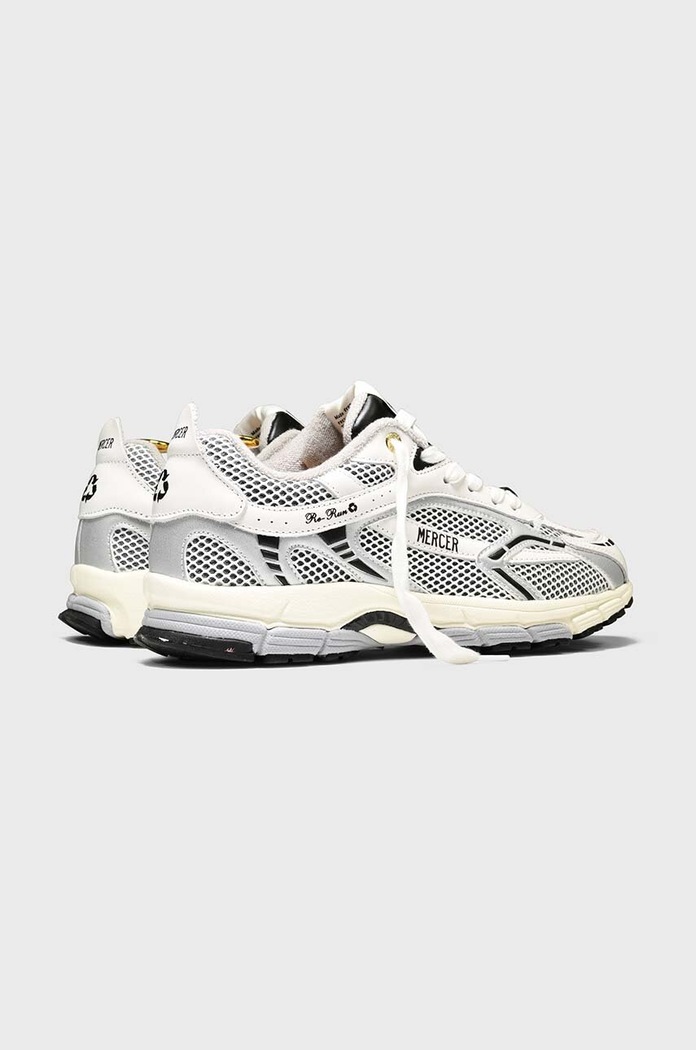 Sneakers The Mercer Brand The Re-Run White Silver γκρί ME243010.159