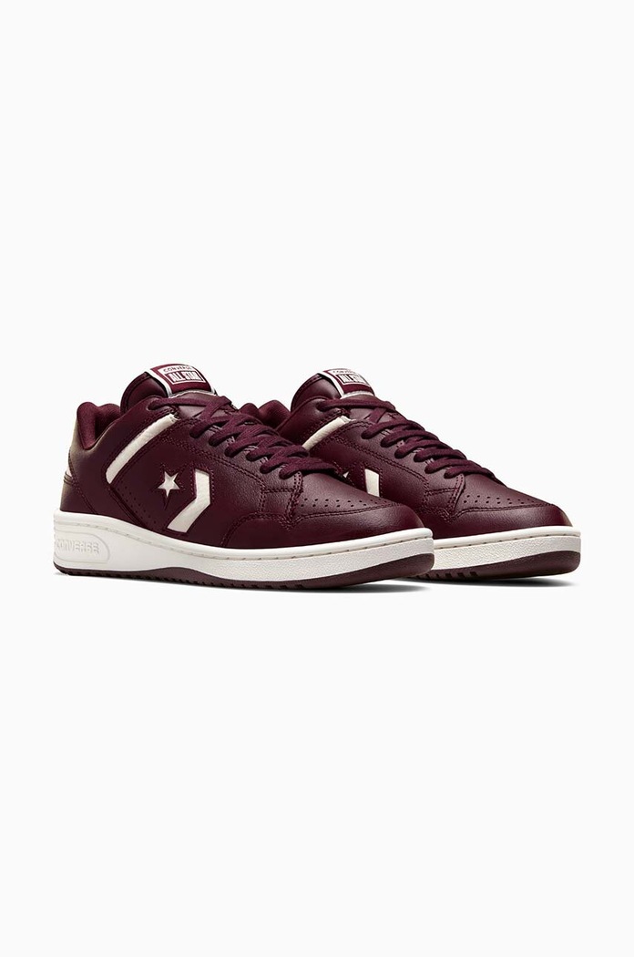 Tenisky Converse Weapon Leather A10342C burgundské AW24