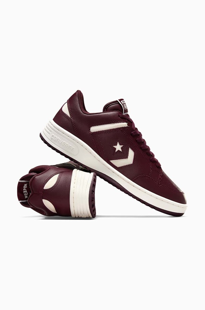 Tenisky Converse Weapon Leather A10342C burgundské