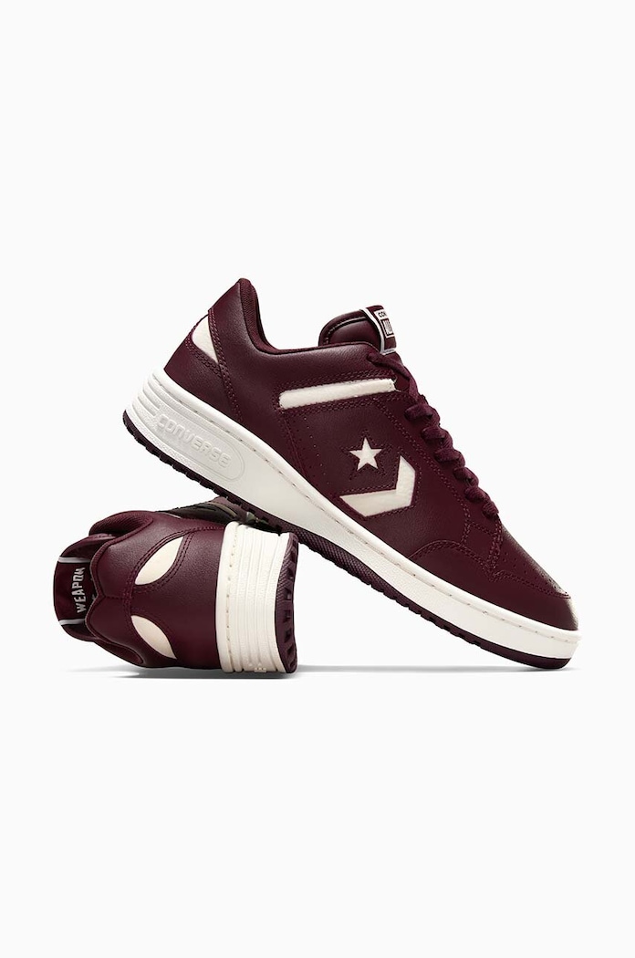 Tenisky Converse Weapon Leather A10342C burgundské