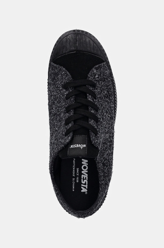 Teniske iz semiša Novesta Star Master Hairy Suede črna N374002.NER000615