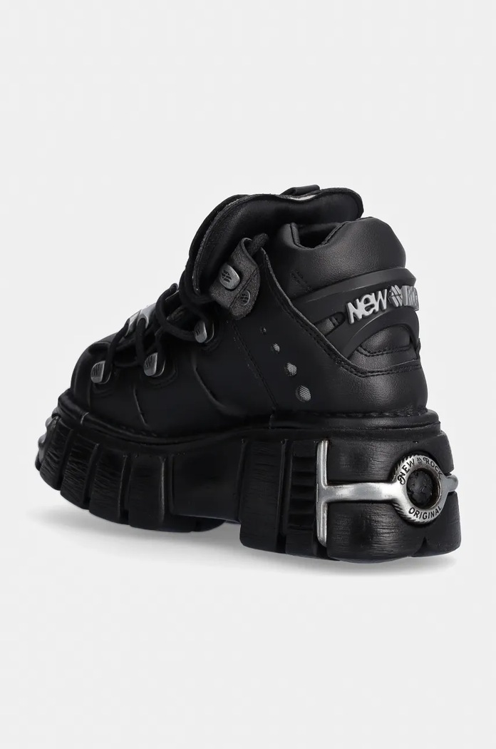 Παπούτσια Sneakers New Rock Negro Tower + Negro Acero M.106.VS1 μαύρο