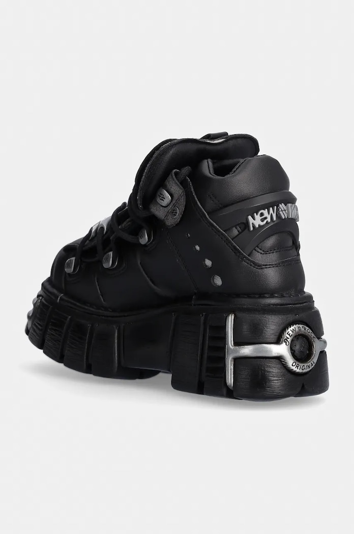 Παπούτσια Sneakers New Rock Negro Tower + Negro Acero M.106.VS1 μαύρο
