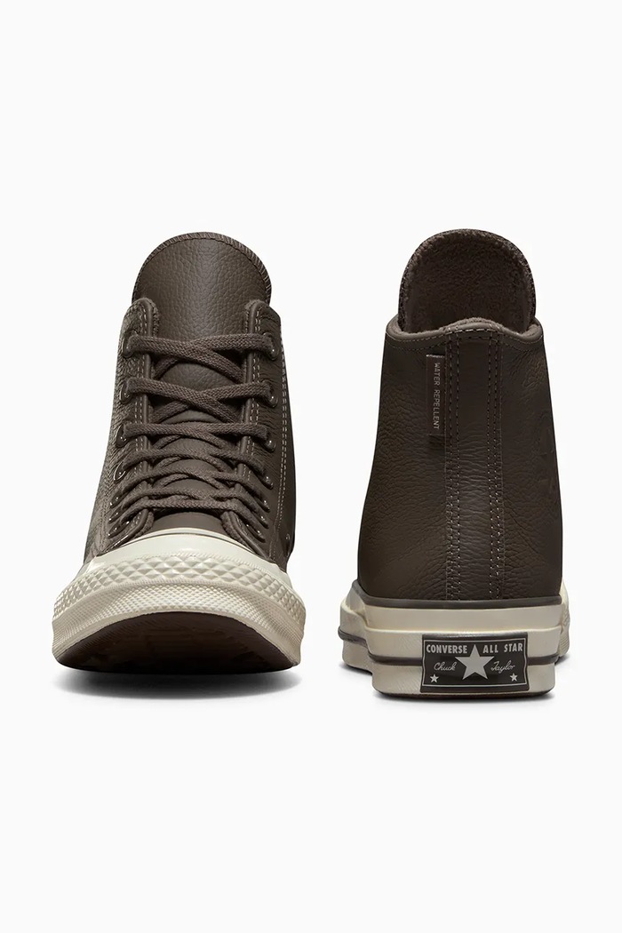 Obuwie Converse trampki skórzane Chuck 70 A12347C brązowy