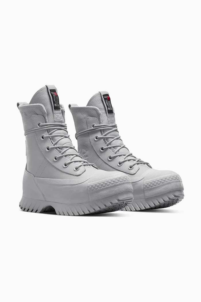 Кожаные кеды Converse Chuck Taylor All Star Lugged 2.0 CC A12344C серый AW24