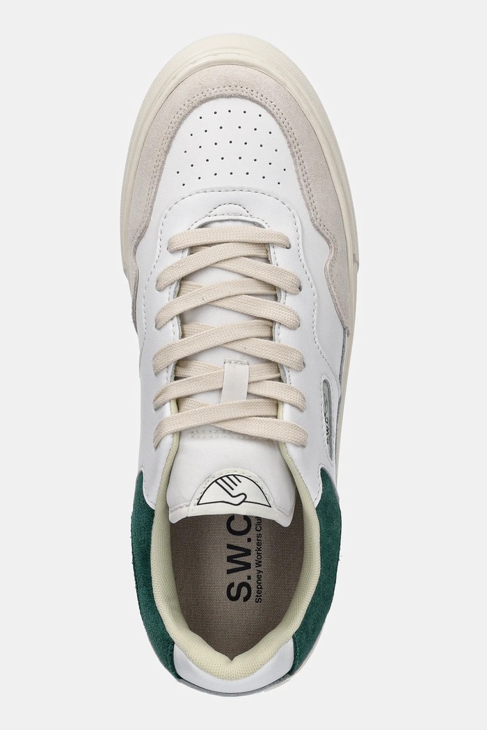Δερμάτινα sneakers Stepney Workers Club λευκό YA20560