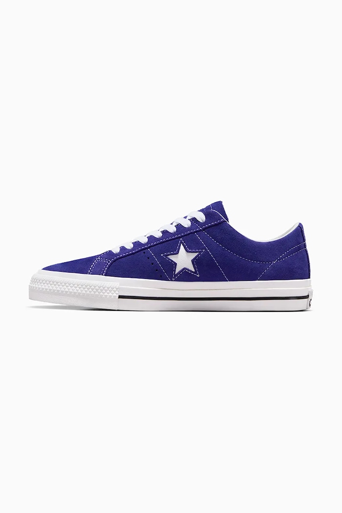 Σουέτ sneakers Converse One Star PRO σκούρο μπλε A09230C