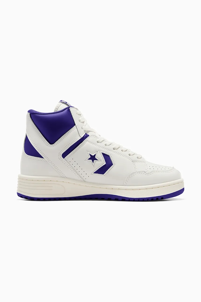 Kožne tenisice Converse Weapon Old Money ravni bijela A11211C