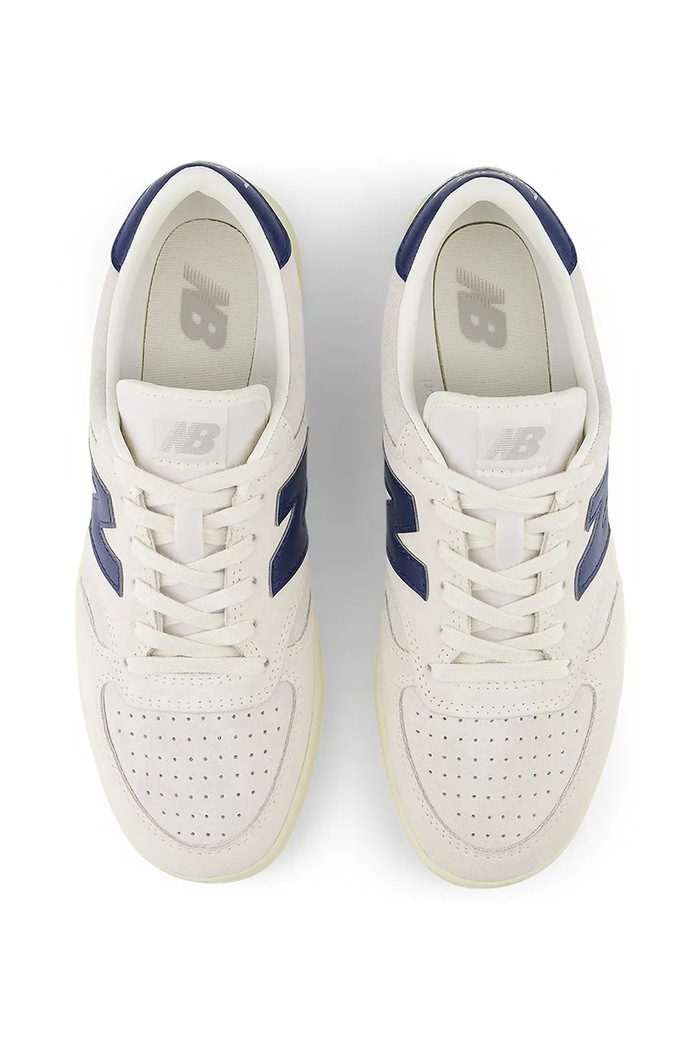 New Balance T500 Sea Salt Navy Angora CT500CF white