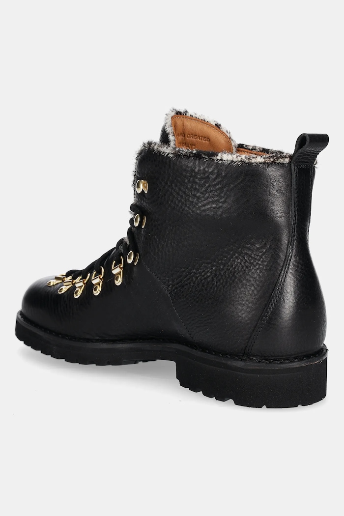 Boty Kožené boty Fracap Magnifico Alto Brill MAGNIFICO.M120.ALTO.BLK černá