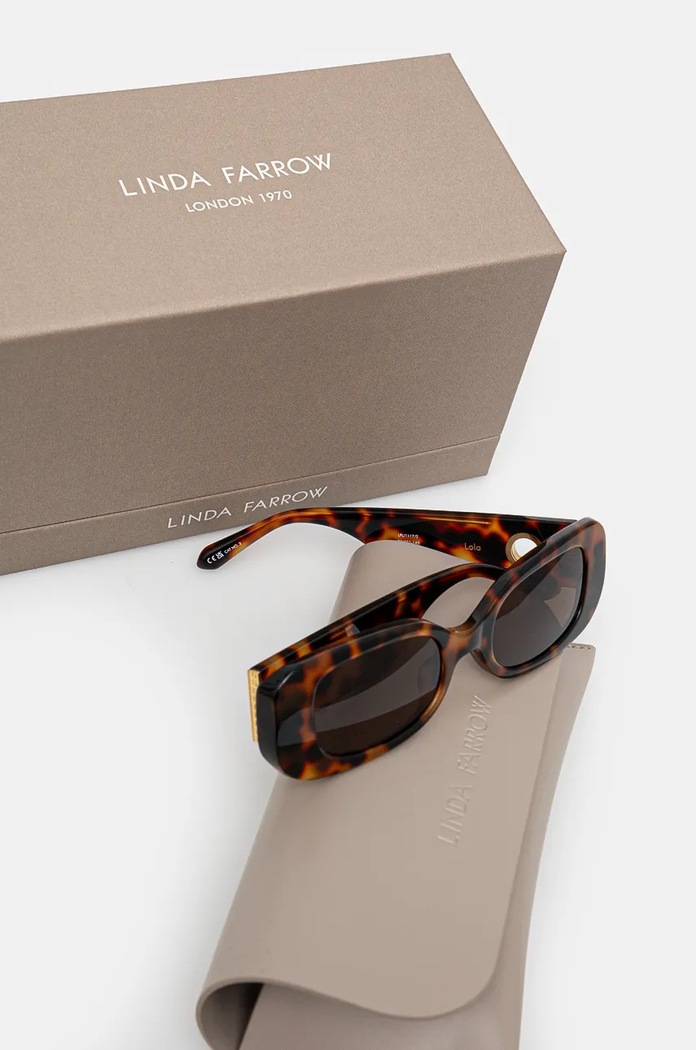 Солнцезащитные очки LINDA FARROW LOLA LFL1117C2SUN коричневый