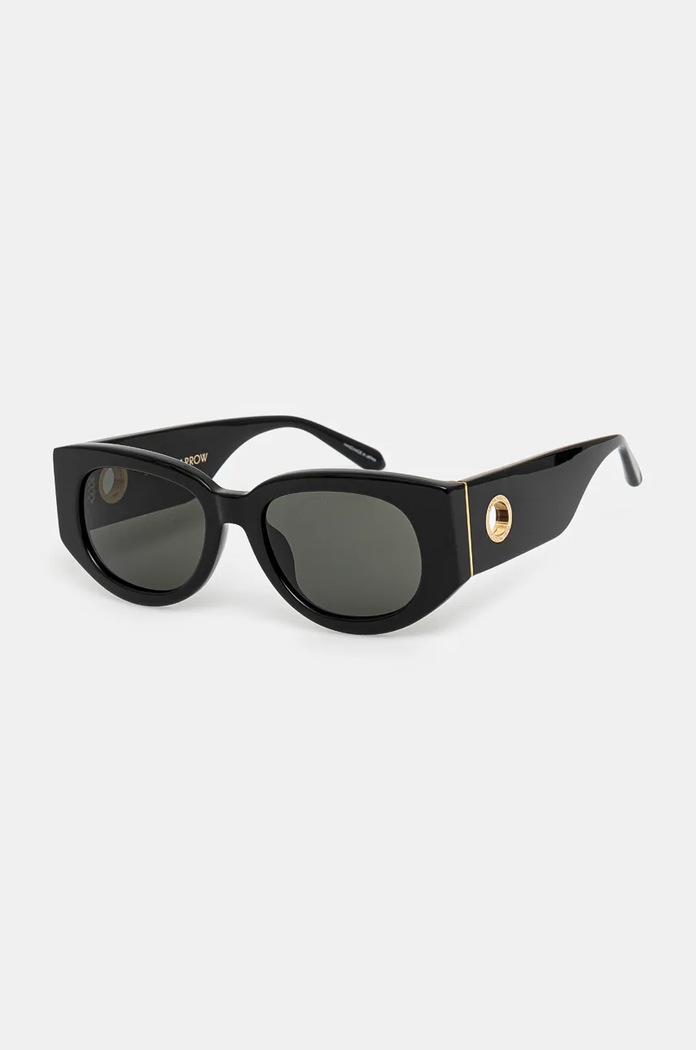 LINDA FARROW sunglasses DEBBIE plain with a detail black LFLC1059C1SUN