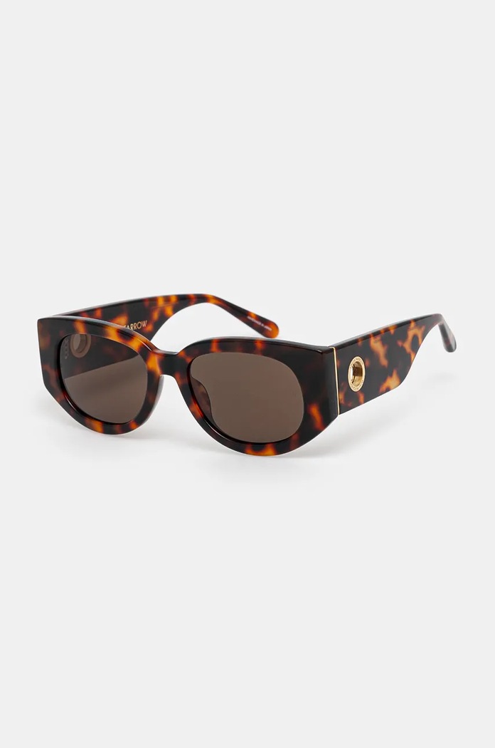 LINDA FARROW ochelari de soare DEBBIE uniforme maro LFLC1059C2SUN