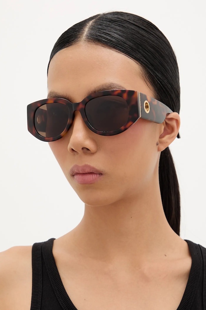 LINDA FARROW ochelari de soare DEBBIE LFLC1059C2SUN maro SS25