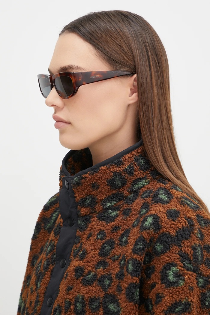 Jacquemus okulary przeciwsłoneczne PILOTA JAC2C4SUN brązowy SS25