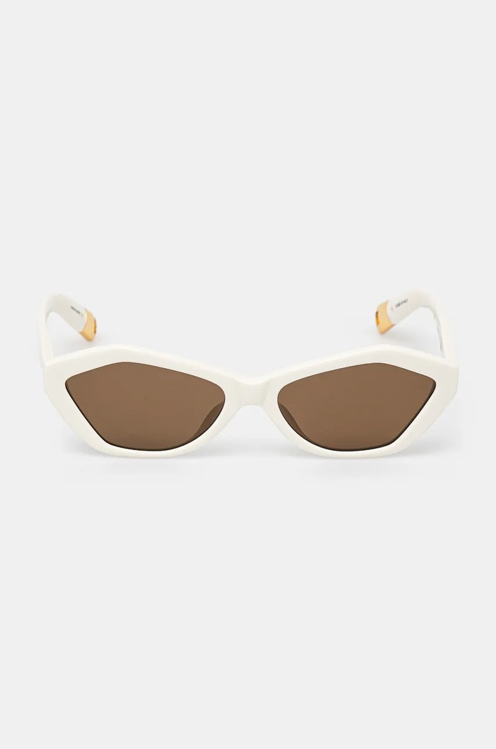 Jacquemus Слънчеви очила Jacquemus BAMBINO JAC42C3SUN бял SS25