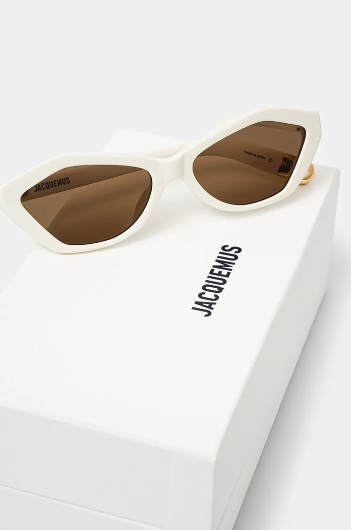 Аксесоари Jacquemus Слънчеви очила Jacquemus BAMBINO JAC42C3SUN бял