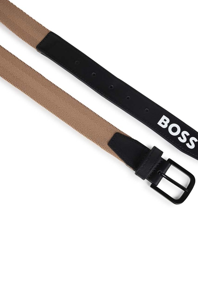Dječji remen BOSS J51573.60.75 crna AW24