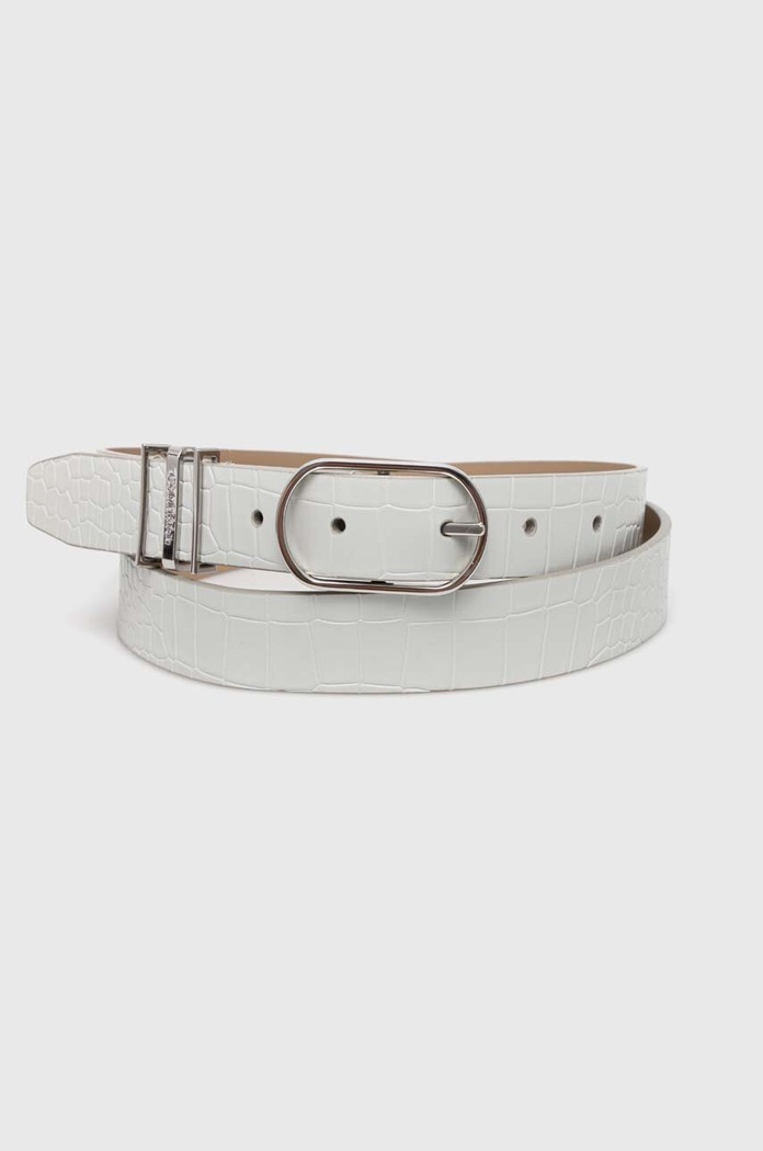 Ζώνη Calvin Klein απομίμηση λείου δέρματος μπλε K60K612276