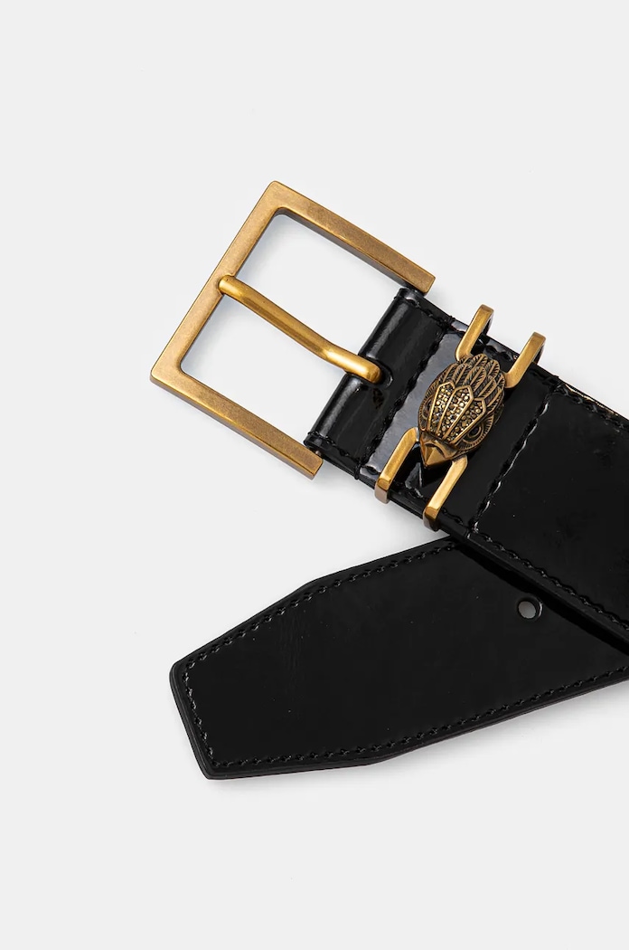 Кожен колан Kurt Geiger London SHOREDITCH 40 BELT 9694300309 черен AW24