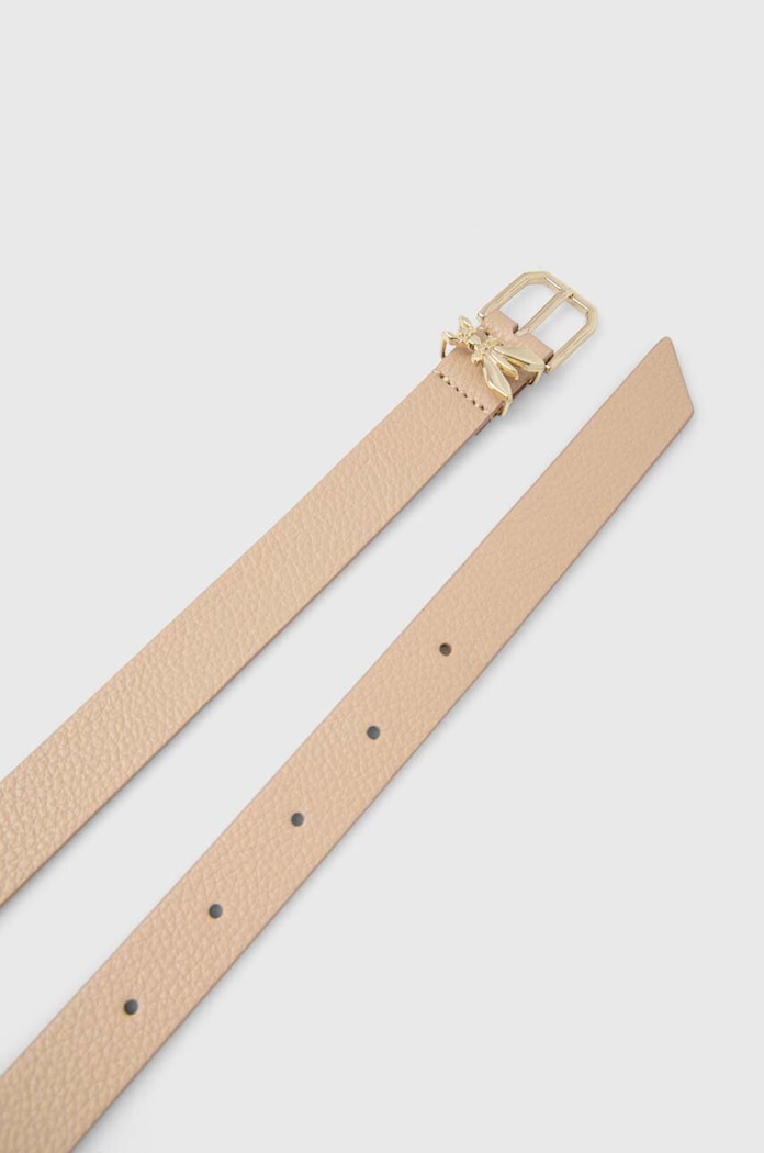 Patrizia Pepe curea de piele 8W0045.L001 bej AA00