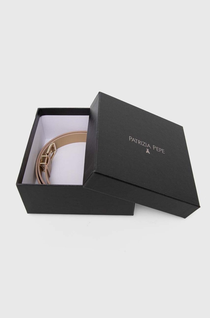 Accesorii Patrizia Pepe curea de piele 8W0045.L001 bej