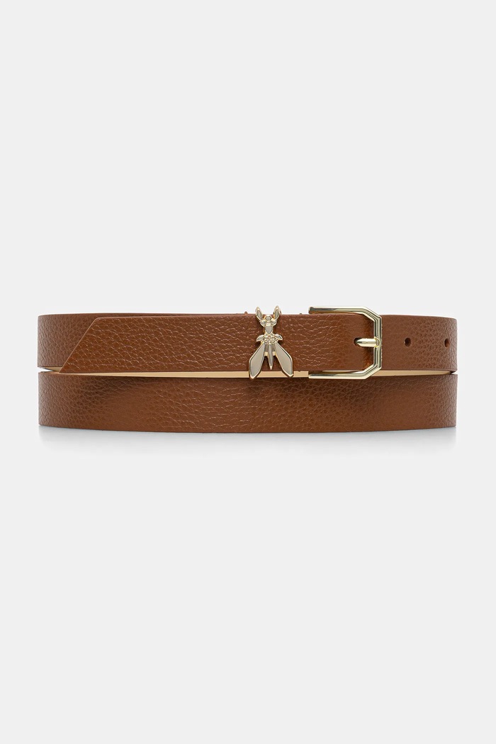 Patrizia Pepe curea de piele maro 8W0045.L001