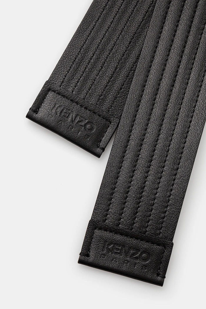 Αξεσουάρ Δερμάτινη ζώνη Kenzo 45 mm Judo Belt FE68CE045L06.99 μαύρο