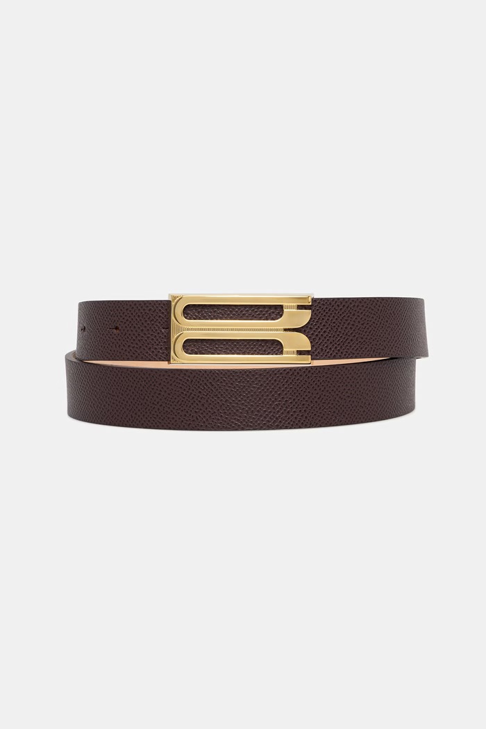 Victoria Beckham ζώνη γυναικεία δερμάτινη μπορντό 1424ABL005954A