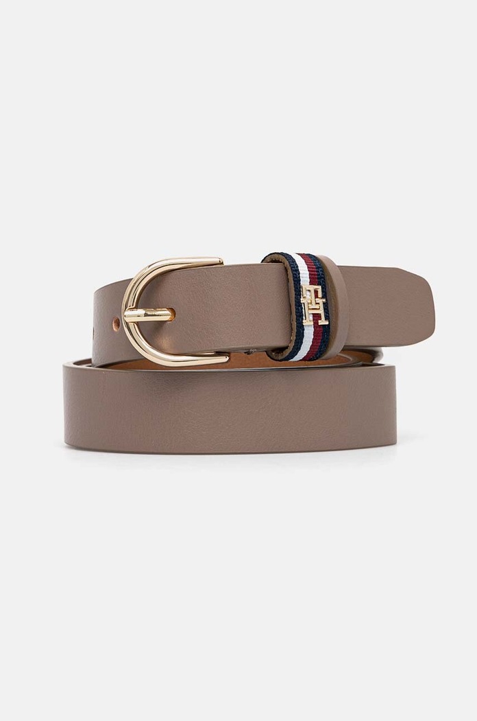 Tommy Hilfiger pasek beżowy AW0AW16612