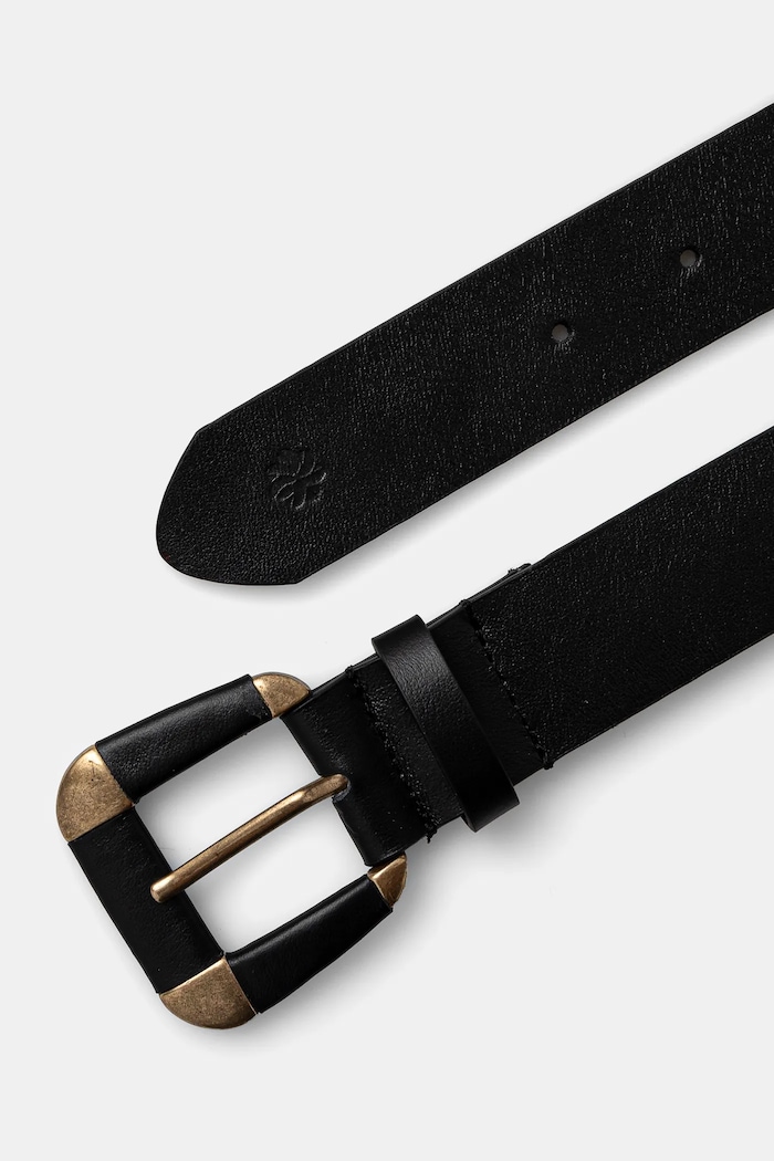 Kožený pásek Hoss Intropia 5028291 černá AW24