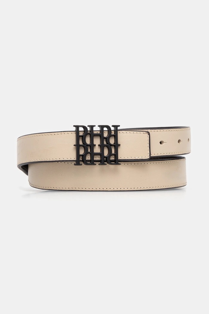 Кожен колан с две лица Pedro del Hierro бежов 4698164