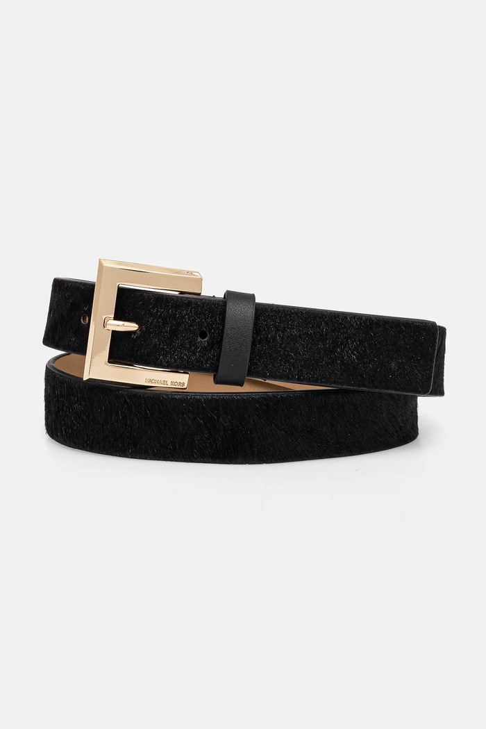 Kožený pásek MICHAEL Michael Kors černá 559120