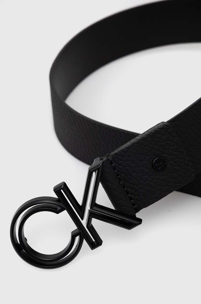 Kožený pásek Calvin Klein K50K509201 černá AW24