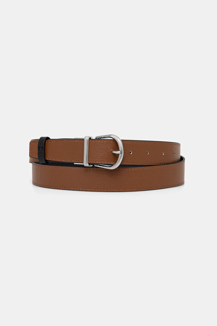 Кожен колан с две лица Coccinelle MAN SOFT E3.MUK.81.26.01 черен SS26