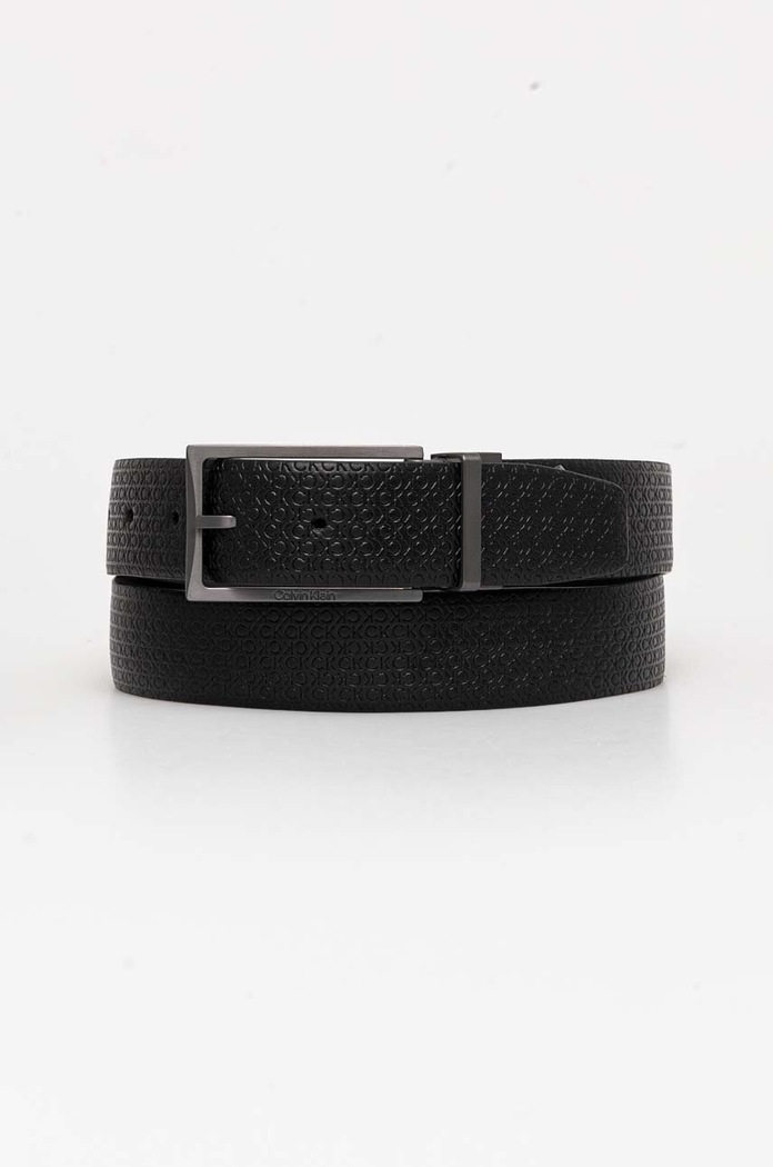 Calvin Klein Oboustranný kožený pásek Calvin Klein černá K50K512341